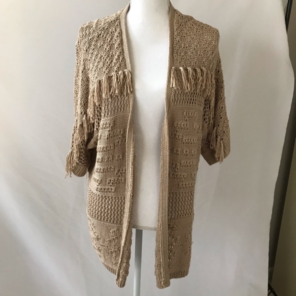 Ruby rd tan sweater (‎ Large)